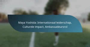 Maya Yoshida: Internationaal leiderschap, Culturele impact, Ambassadeursrol